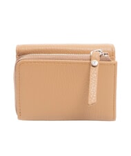 GIANNI CHIARINI WALLETS GRAIN Petit portefeuille en cuir grain&eacute; argile - Portefeuilles Femme - 4