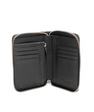 GIANNI CHIARINI GRAIN Portefeuille en cuir zipp&eacute; Noir - Portefeuilles Femme - 2