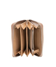 GIANNI CHIARINI GRAIN Portefeuille moyen en cuir zipp&eacute; sur tout le pourtour argile - Portefeuilles Femme - 2