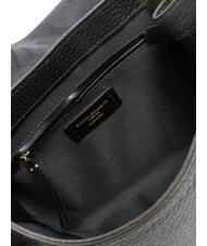 GIANNI CHIARINI CECILE Sac bandouli&egrave;re en cuir martel&eacute; Noir - Sacs pour Femme - 4