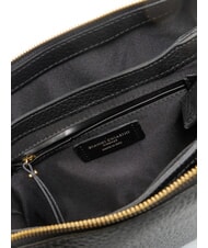 GIANNI CHIARINI BROOKE Sac bandouli&egrave;re en cuir martel&eacute; Noir - Sacs pour Femme - 5