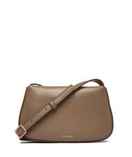 CALVIN KLEIN HARDWARE MONOGRAM Mini sac bandouli&egrave;re taupe du d&eacute;sert - Sacs pour Femme - 2