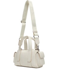 CALVIN KLEIN SIGNATURE LOGO STRAP Sac &agrave; main avec bandouli&egrave;re lys blanc - Sacs pour Femme - 3