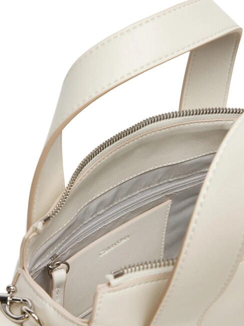 SIGNATURE LOGO STRAP Sac &agrave; main avec bandouli&egrave;re lys blanc - Sacs pour Femme