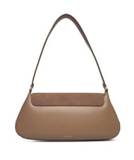 CALVIN KLEIN SUEDED ENGRAVED sac bandouli&egrave;re taupe du d&eacute;sert - Sacs pour Femme - 3