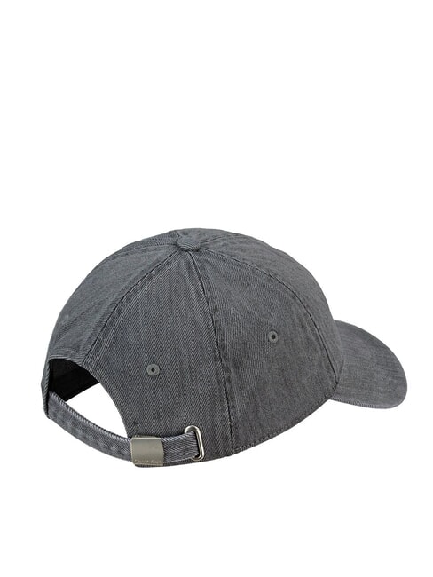CKJ MONO LOGO Casquette &agrave; visi&egrave;re gris fonc&eacute; - Bonnets