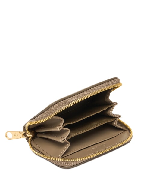 BOLD MONOGRAM Petit portefeuille taupe du d&eacute;sert - Portefeuilles Femme