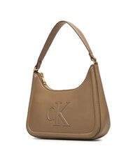 CALVIN KLEIN BOLD MONOGRAM Sac &agrave; bandouli&egrave;re taupe du d&eacute;sert - Sacs pour Femme - 2