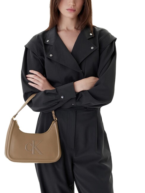 BOLD MONOGRAM Sac &agrave; bandouli&egrave;re taupe du d&eacute;sert - Sacs pour Femme