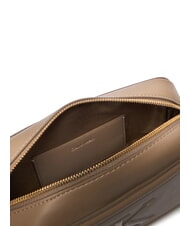 CALVIN KLEIN BOLD MONOGRAM Mini sac &agrave; bandouli&egrave;re taupe du d&eacute;sert - Sacs pour Femme - 4