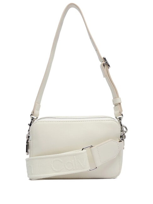 SIGNATURE LOGO STRAP Sacoche pour appareil photo &agrave; double fonction lys blanc - Sacs pour Femme