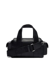 CALVIN KLEIN SIGNATURE LOGO STRAP Sac &agrave; main avec bandouli&egrave;re noir / vieil argent - Sacs pour Femme - 2