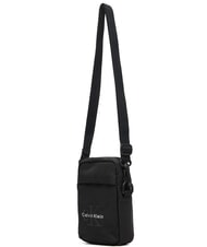 CALVIN KLEIN BOLD LOGO NYLON sac bandouli&egrave;re sur noir - Sacs en Bandouli&egrave;res pour Homme - 3