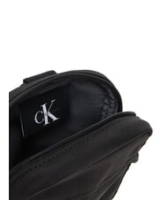 CALVIN KLEIN BOLD LOGO NYLON sac bandouli&egrave;re sur noir - Sacs en Bandouli&egrave;res pour Homme - 4