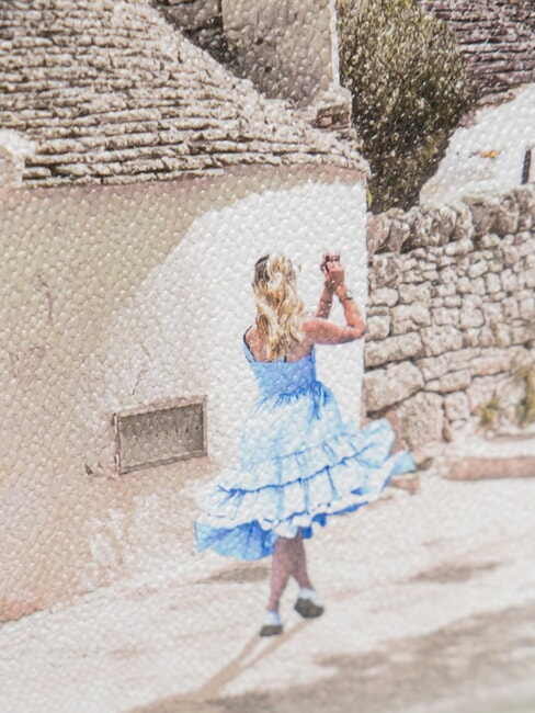 YESBAG Grand sac &agrave; bandouli&egrave;re hobo alice in trulli - Sacs pour Femme