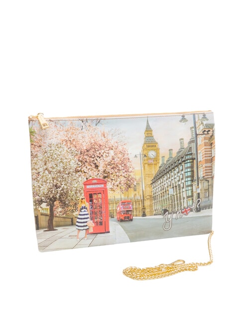 YESBAG SPECIAL Sac &agrave; bandouli&egrave;re en m&eacute;tal, pochette enveloppe rosier anglais - Sacs pour Femme