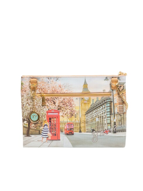 YESBAG SPECIAL Sac &agrave; bandouli&egrave;re en m&eacute;tal, pochette enveloppe rosier anglais - Sacs pour Femme