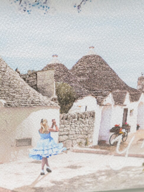 YESBAG Sacoche pour appareil photo de taille moyenne Alice au Trulli - Sacs pour Femme