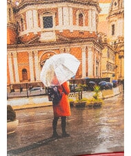 YNOT YESBAG Sac cabas bandouli&egrave;re moyen Rome sous la pluie - Sacs pour Femme - 2