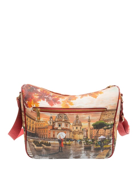 YESBAG Sac bandouli&egrave;re Hobo Rome sous la pluie - Sacs pour Femme