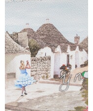 YNOT YESBAG Pochette moyenne avec revers Alice au Trulli - Sacs pour Femme - 3