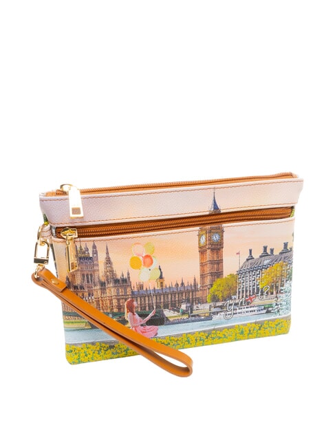 YESBAG Pochette moyenne avec revers fleur jaune - Sacs pour Femme