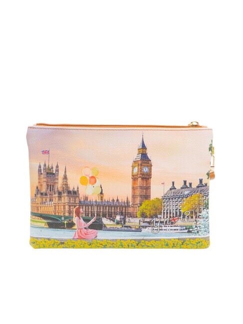 YESBAG Pochette moyenne avec revers fleur jaune - Sacs pour Femme