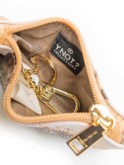 YESBAG Pochette porte-cl&eacute;s zipp&eacute;e canal fleuri - Porte-cl&eacute;s