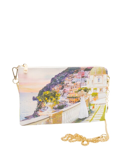 YESBAG Pochette avec bandouli&egrave;re en m&eacute;tal c&ocirc;te romantique - Sacs pour Femme