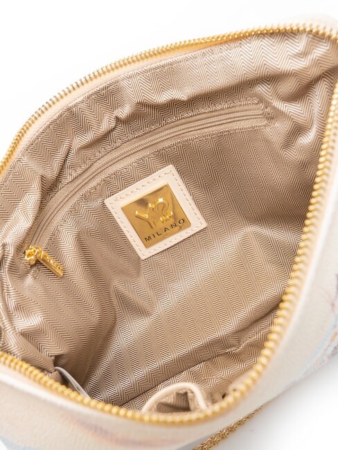 YESBAG Pochette avec bandouli&egrave;re en m&eacute;tal Coucher de soleil en Gr&egrave;ce - Sacs pour Femme