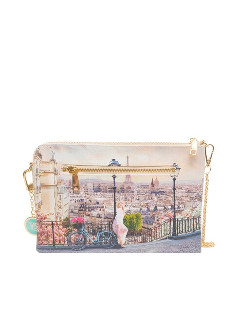 YESBAG Pochette avec bandouli&egrave;re en m&eacute;tal promenade - Sacs pour Femme