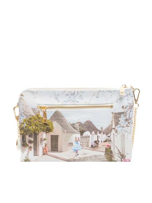 YESBAG Pochette avec bandouli&egrave;re en m&eacute;tal Alice au Trulli - Sacs pour Femme
