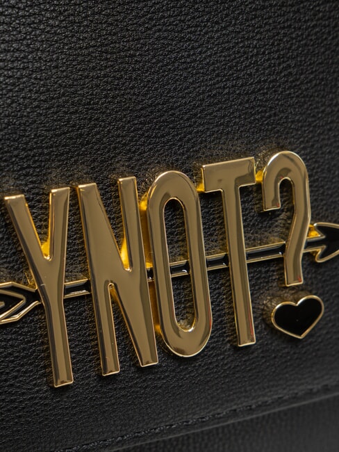 LOVERS Sac bandouli&egrave;re &agrave; rabat NOIR - Sacs pour Femme