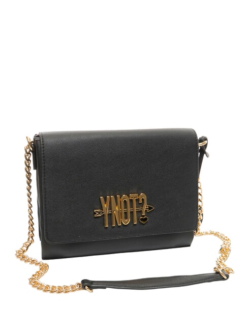 LOVERS Sac bandouli&egrave;re carr&eacute; NOIR - Sacs pour Femme