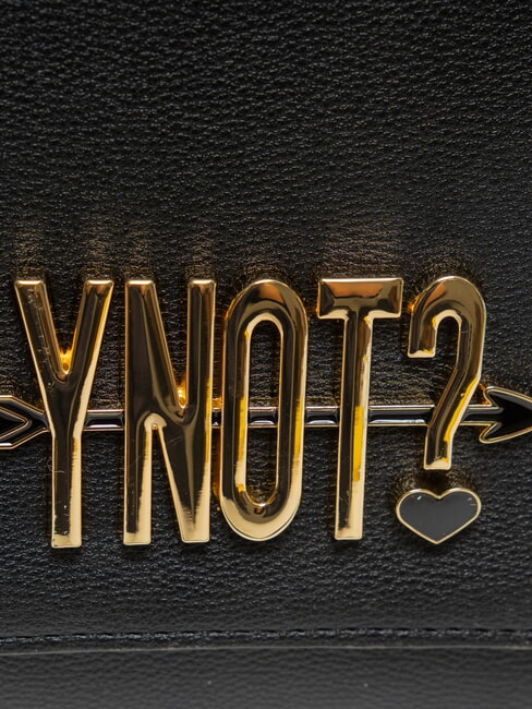 LOVERS Sac bandouli&egrave;re carr&eacute; NOIR - Sacs pour Femme