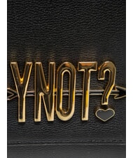 YNOT LOVERS Sac bandouli&egrave;re carr&eacute; NOIR - Sacs pour Femme - 3