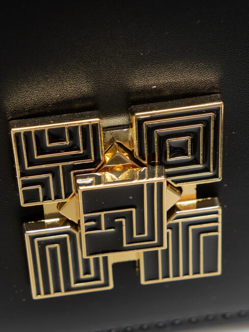 LUCY Sac bandouli&egrave;re &agrave; rabat NOIR - Sacs pour Femme