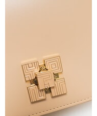 YNOT LUCY Sac bandouli&egrave;re &agrave; rabat sable - Sacs pour Femme - 3