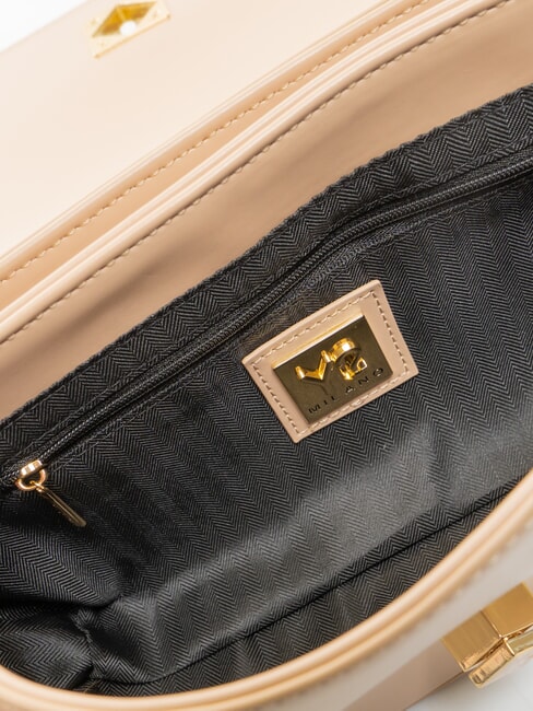 LUCY Sac bandouli&egrave;re &agrave; rabat sable - Sacs pour Femme