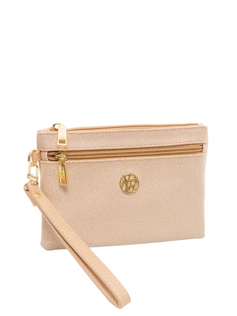 LUX Pochette avec revers et poche caramel - Sacs pour Femme