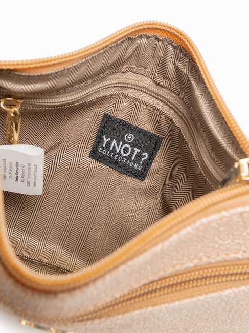 LUX Pochette avec revers et poche caramel - Sacs pour Femme