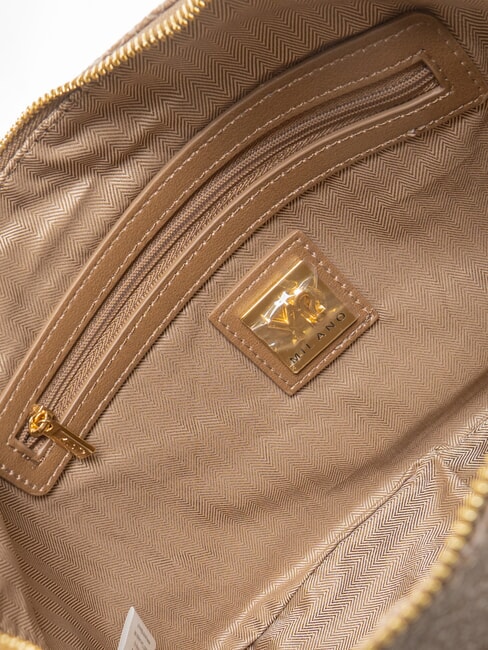 LUX Sac bandouli&egrave;re Hobo avec poche havana - Sacs pour Femme