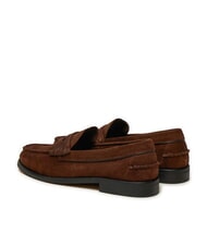 TOMMY HILFIGER CLASSIC HILFIGER Mocassins en cuir su&eacute;d&eacute; brun - Chaussures Homme - 5