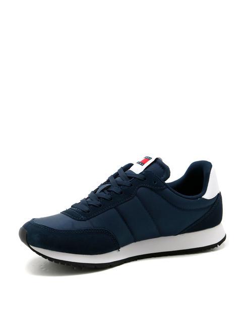 TOMMY JEANS RUNNER CASUAL Baskets marine nuit noire - Chaussures Homme