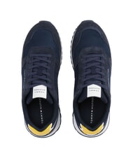 TOMMY HILFIGER TH baskets en daim et en tissu ciel du d&eacute;sert - Chaussures Homme - 5