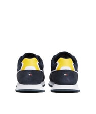 TOMMY HILFIGER TH baskets en daim et en tissu ciel du d&eacute;sert - Chaussures Homme - 6