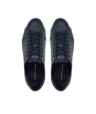 TOMMY HILFIGER CORE CORPORATE Baskets en cuir ciel du d&eacute;sert - Chaussures Homme - 4