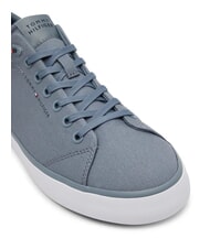 TOMMY HILFIGER TH LOW CORE Baskets en toile gris couvert - Chaussures Homme - 3