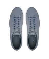 TOMMY HILFIGER TH LOW CORE Baskets en toile gris couvert - Chaussures Homme - 4