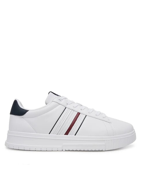 MODERN CUPSOLE STRIPES Baskets en cuir blanc - Chaussures Homme